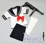 "Sailor school uniform and Machine gun" 2006 version set